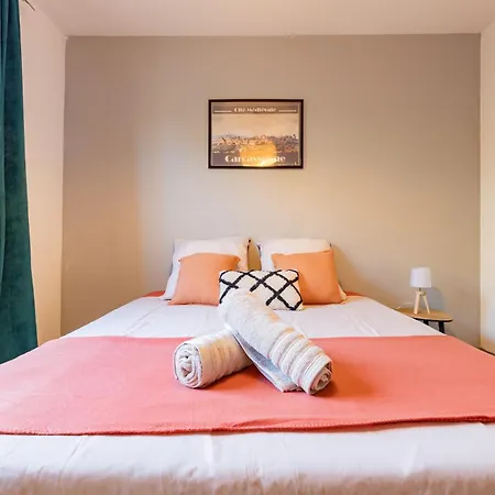 Le Carnot Large 2-room Beautiful View 4 People Apartamento Carcasona